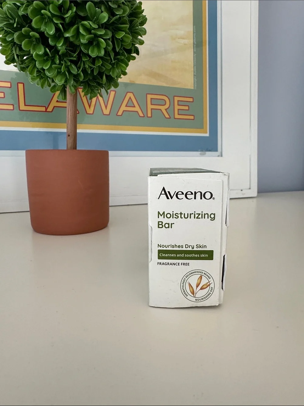 Aveeno Gentle Moisturizing Bar Facial Cleanser 3.5 ounce Fragrance Free